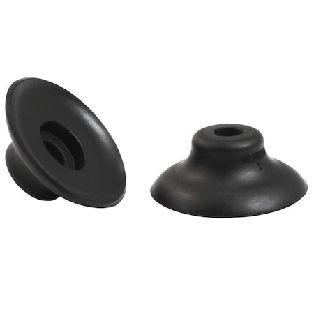 Fipa Flat vacuum cup diam. 30 mm, NBR black 102.030.502.1